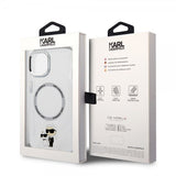 Karl Lagerfeld iPhone 15 Plus Skal NFT Karl & Choupette Transparent