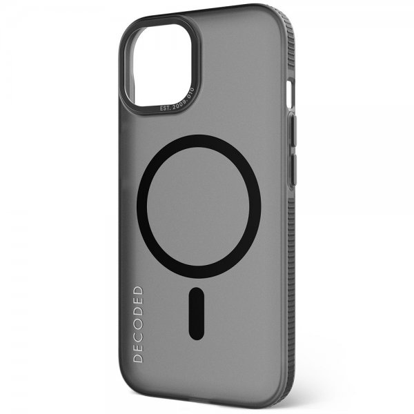Decoded iPhone 15 Plus Skal Recycled Plastic Clear Case Transparent Svart