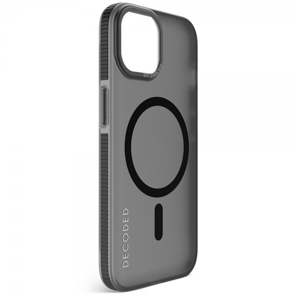 Decoded iPhone 15 Plus Skal Recycled Plastic Clear Case Transparent Svart