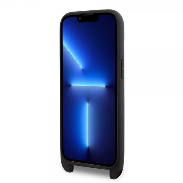 Karl Lagerfeld iPhone 15 Plus Skal Saffiano Crossbody Svart