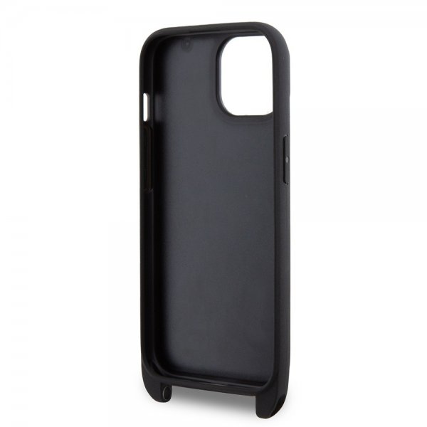 Karl Lagerfeld iPhone 15 Plus Skal Saffiano Crossbody Svart