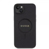 Guess iPhone 15 Plus Skal Saffiano MagSafe Svart