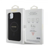 Guess iPhone 15 Plus Skal Saffiano MagSafe Svart