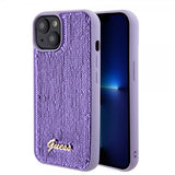 Guess iPhone 15 Plus Skal Sequin Lila