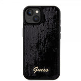 Guess iPhone 15 Plus Skal Sequin Svart