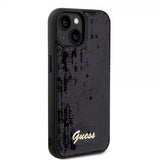 Guess iPhone 15 Plus Skal Sequin Svart