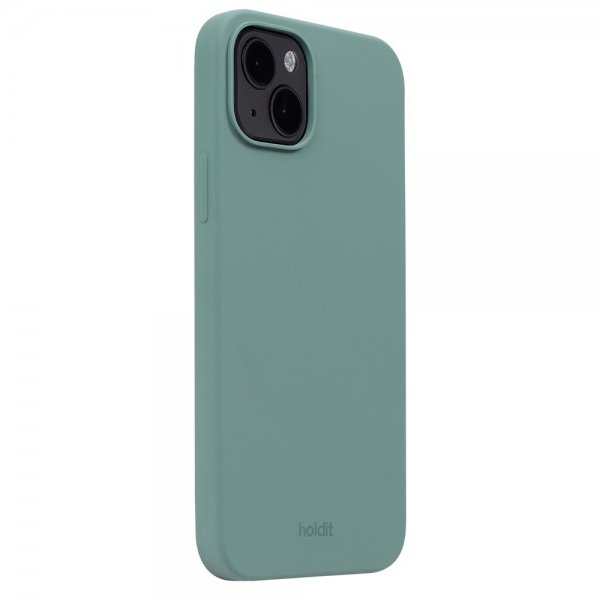 Holdit iPhone 15 Plus Skal Silikon Moss Green
