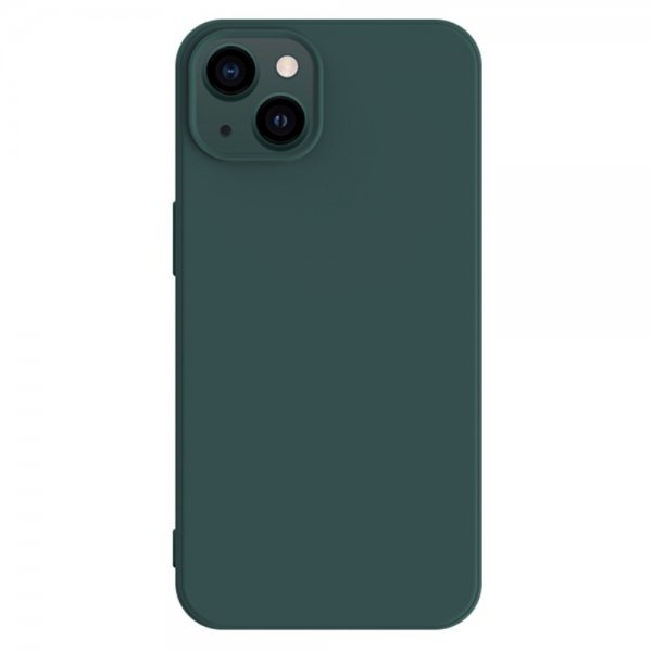 X-Level iPhone 15 Plus Skal Silikontextur Grön