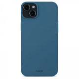 Holdit iPhone 15 Plus Skal Slim Case Denim Blue