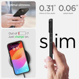 Spigen iPhone 15 Plus Skal Thin Fit Svart