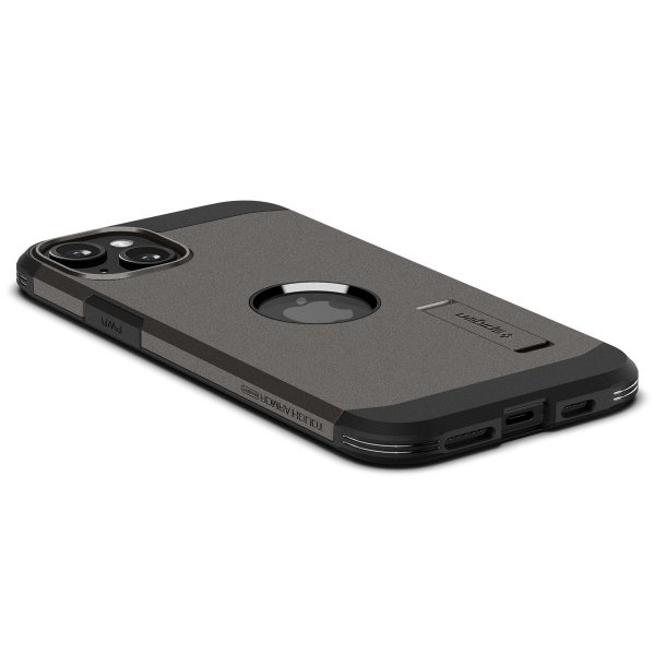 Spigen iPhone 15 Plus Skal Tough Armor MagFit Gunmetal