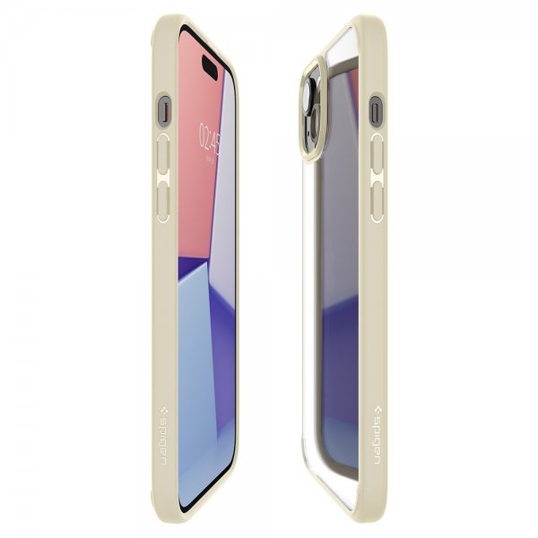 Spigen iPhone 15 Plus Skal Ultra Hybrid Mute Beige