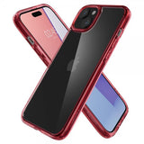 Spigen iPhone 15 Plus Skal Ultra Hybrid Red Crystal