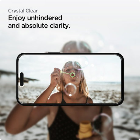 Spigen iPhone 15 Plus Skärmskydd GLAS.tR ALIGNmaster 2-pack