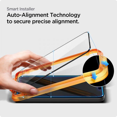 Spigen iPhone 15 Plus Skärmskydd GLAS.tR ALIGNmaster 2-pack