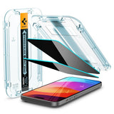 Spigen iPhone 15 Plus Skärmskydd GLAS.tR EZ Fit Privacy 2-pack