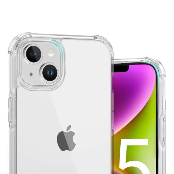 iPhone 15 Plus Skal Stöttålig Transparent