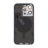 iPhone 15 Pro Baksida Glas Komplett Original Naturlig Titan
