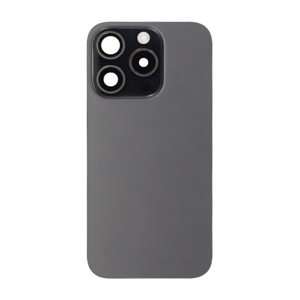 iPhone 15 Pro Baksida Glas Komplett OEM - Titansvart