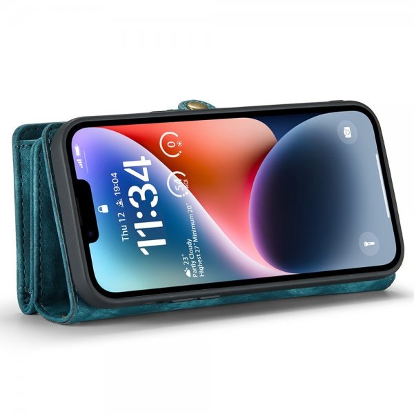 CaseMe iPhone 15 Pro Fodral 008 Series Löstagbart Skal Petrol