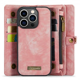 CaseMe iPhone 15 Pro Fodral 008 Series Löstagbart Skal Rosa