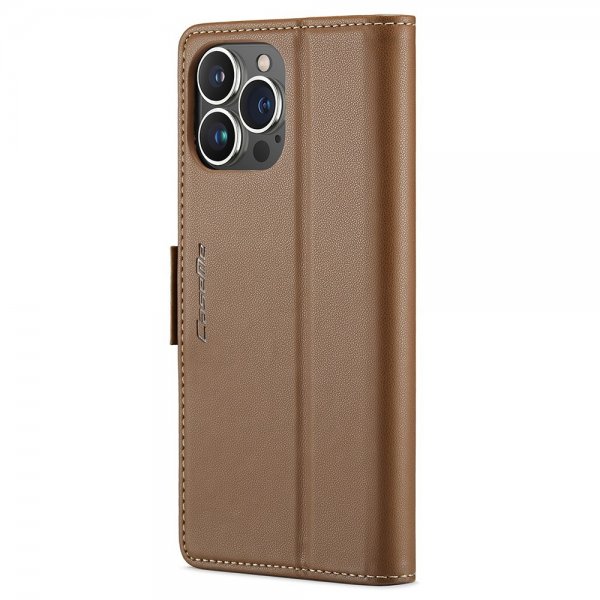 CaseMe iPhone 15 Pro Fodral 023 Series Brun