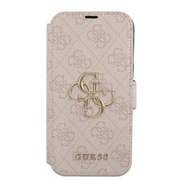 Guess iPhone 15 Pro Fodral 4G Logo Rosa
