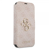 Guess iPhone 15 Pro Fodral 4G Logo Rosa