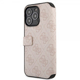 Guess iPhone 15 Pro Fodral 4G Logo Rosa