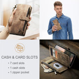 CaseMe iPhone 15 Pro Fodral C30 Series Brun