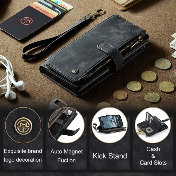CaseMe iPhone 15 Pro Fodral C30 Series Svart