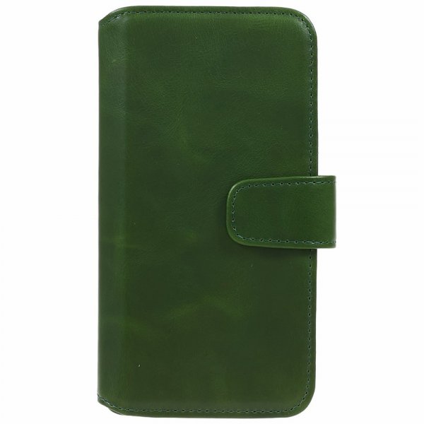 Nordic Covers iPhone 15 Pro Fodral Essential Leather Juniper Green