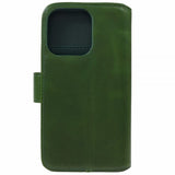 Nordic Covers iPhone 15 Pro Fodral Essential Leather Juniper Green
