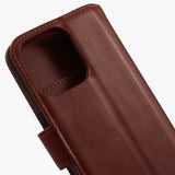 Nordic Covers iPhone 15 Pro Fodral Essential Leather Maple Brown