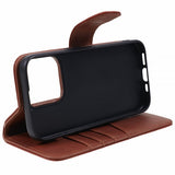 Nordic Covers iPhone 15 Pro Fodral Essential Leather Maple Brown