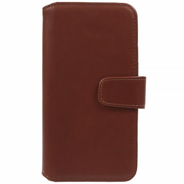 Nordic Covers iPhone 15 Pro Fodral Essential Leather Maple Brown