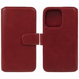 Nordic Covers iPhone 15 Pro Fodral Essential Leather Poppy Red