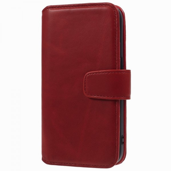 Nordic Covers iPhone 15 Pro Fodral Essential Leather Poppy Red