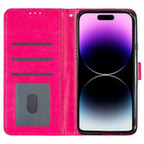 iPhone 15 Pro Fodral Glitter Magenta