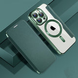 iPhone 15 Pro Fodral MagSafe Grön