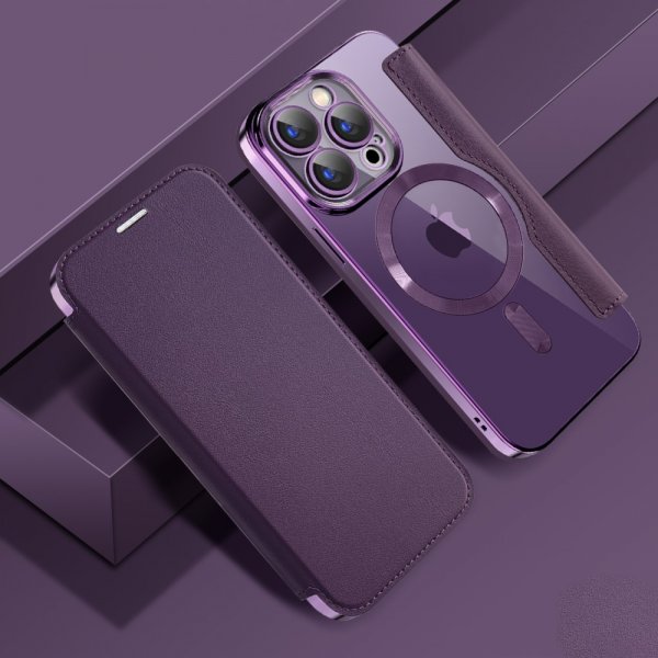 iPhone 15 Pro Fodral MagSafe Lila