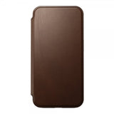 Nomad iPhone 15 Pro Fodral Modern Leather Folio Brun