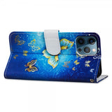 iPhone 15 Pro Fodral Motiv Gyllene Fjäril