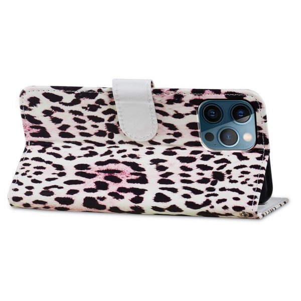 iPhone 15 Pro Fodral Motiv Leopardmönster