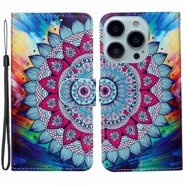 iPhone 15 Pro Fodral Motiv Mandala