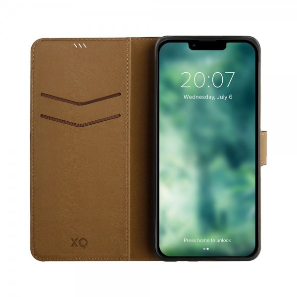 Xqisit iPhone 15 Pro Fodral Slim Wallet Selection Svart