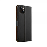Xqisit iPhone 15 Pro Fodral Slim Wallet Selection Svart