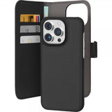 Puro iPhone 15 Pro Fodral Wallet Detachable 2 in 1 Svart