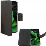 Celly iPhone 15 Pro Fodral Wally Wallet Case Svart