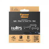 PanzerGlass iPhone 15 Pro/iPhone 15 Pro Max Kameraskydd Hoops Svart